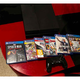 Sony Playstation 4 500gb Standard Con 6 Juegos