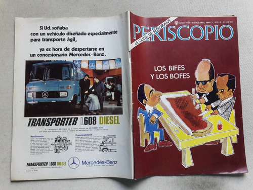 Revista Periscopio Nº 31 Año 1 Abril 1970 - Caida Señorans