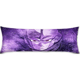 Cojin Almohada Larga Dbz Hit Cara Aura Morada Anime 35x100cm