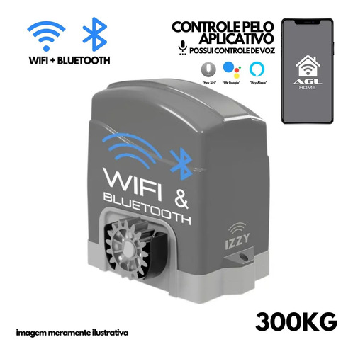 Motor Agl Inteligente Wifi Izzy 300 127v/220v 50/60hz