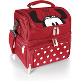 Picnic Minnie Mouse Bolsa Térmica Lonchera Cubierto Roja