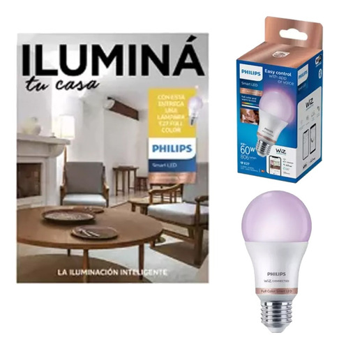 Iluminá Tu Casa + Lámpara Inteligente Full Color Wiz E27