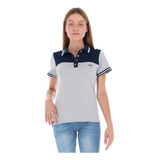 Playera Polo Porto Blanco Mujer Manga Corta De Moda