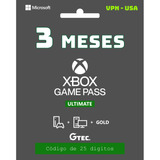 Xbox Game Pass Ultimate 3 Meses Cód. 25 Díg. Envio Imediato