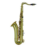 Saxofón Tenor Acabado De Laton Laqueado Wesner Pst2000-l