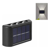 Pack X 2 Lampara Solar Led Exterior Aplique Premium