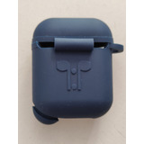 Case Para AirPods Azul Marino, Elegante Antigolpes, Funda 