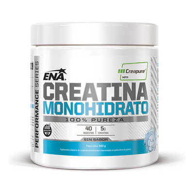 Creatina Creapure Monohidrato Ena Sport En Pote 200grs Sabor Sin sabor | Envío gratis