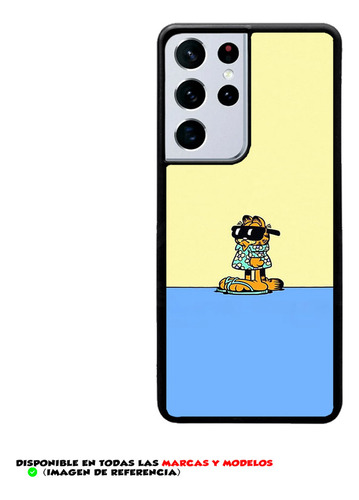 Funda Diseño Para Huawei Gato Garfiield #4