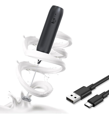 Espumador De Leche Recargable Circle Joy Carga Usb-c