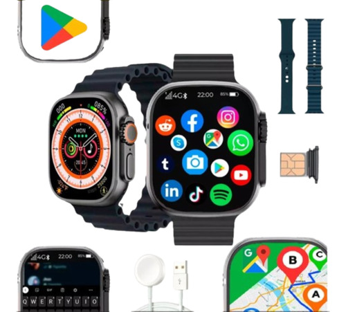 Relógio Smartwatch Horizon Celular De Pulso 4g 16gb Original