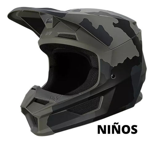 Casco Fox Moto Para Niño Trev