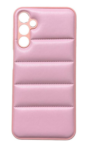 Funda Rigida Puffer Simil Cuero Para Samsung A24 A34 A54