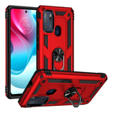 Capa De Celular Emborrachado Moto G60s C/ Anel De Metal 