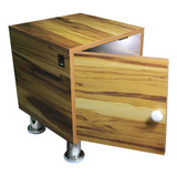 Buro Recama Puerto Carga Usb Luz Led Envio Ensamblado Madera