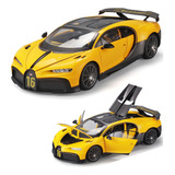 Bugatti Chiron 1/18 Miniatura Metal Coche Con Luces Y Sonido