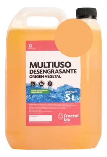 Limpiador Multiuso- Biodegradable- Vegan- 5 Lts.