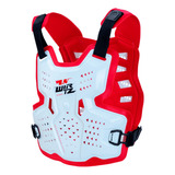 Pechera Motocross Enduro Wirtz Elevate Proteccion Blanca.