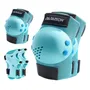 Set Proteccion Adultos Niños Rollers Kit Completo 6 Piezas Color Verde Large Papaison Hjp