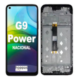 Display Tela Touch Frontal Para Moto G9 Power C/aro Nacional