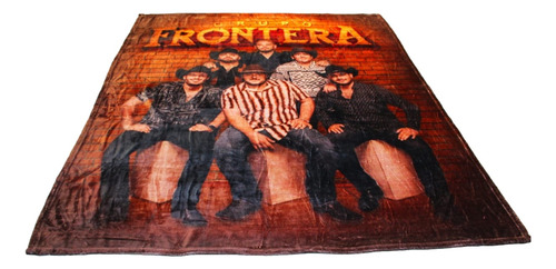 Cobertor Frazada Grupo Frontera Matrimonial Ligero