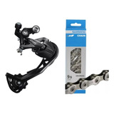 Tensor Shimano Altus 9 Velocidades Con Cadenilla Hg53