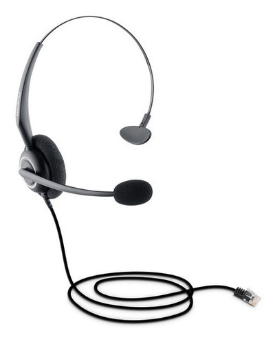 Headset Rj9 Intelbras Chs55 Tiara Call Center 