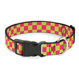 Collar De Gato Reflectante Rosa Y Amarillo 8-12  0.5  