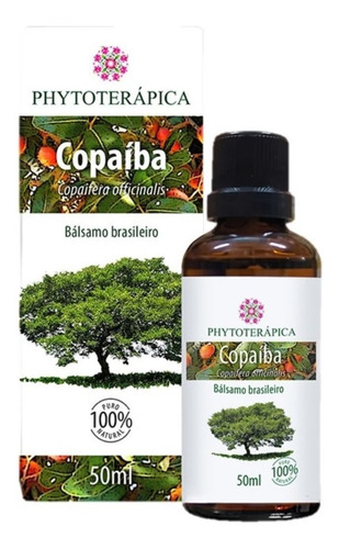 Óleo Vegetal De Bálsamo De Copaíba 100% Puro Phytoterápica