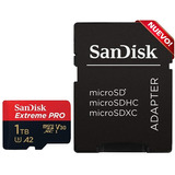 Memoria Micro Sd 1tb Sandisk Extreme Pro V30 A2 200mb/s 4k