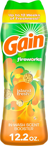 Potenciador De Aroma Para Lavado Gain Fireworks, Island Fres
