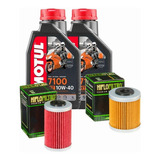 Kit Ktm 690 12-22 Filtro Aceite 1 Y 2 + 2ltr 7100 10w40