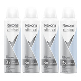 Kit Rexona Clinical Aerosol Desodorante Sem Perfume Hipoaler