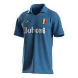 Camiseta Napoli Retro Maradona Buitoni