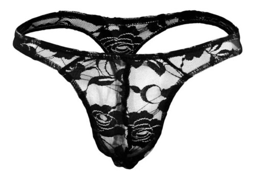 Sexy Tanga De Encaje Flor Hombre Calzoncillos Gay Thong 