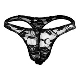 Sexy Tanga De Encaje Flor Hombre Calzoncillos Gay Thong 