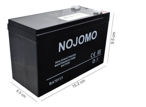 Bateria Plomo Acido 12v 9ah De 15.2cm X 6.5cm X 9.5cm