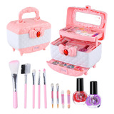 Kit De Maquillaje Infantil De 41 Piezas Para Niñas