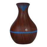 Humidificador Pebetero Diseño Madera Difusor De Aromas