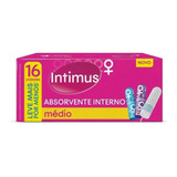 Absorvente Intimus Interno Médio C/16 Unidades