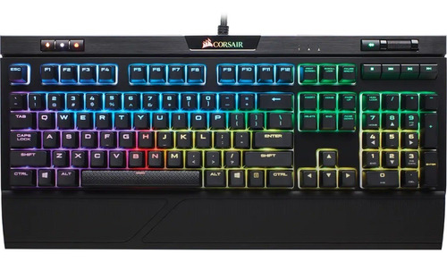 Teclado Gamer Corsair Strafe Mk.2 Qwerty Cherry Mx Red Rgb