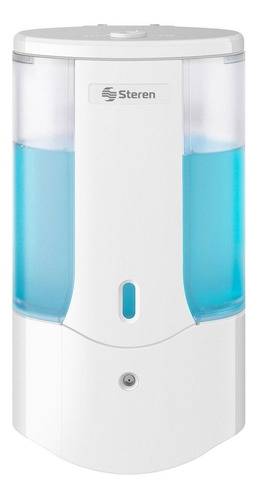Dispensador Gel Antibacterial Jabón Automático 400ml Steren Color Blanco
