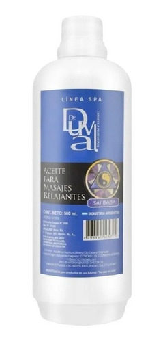 Aceite Para Masajes Relajantes Sai Baba Dr. Duval X 500ml