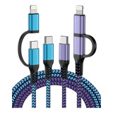 Cable De Carga Múltiple Usb C, Cable Usb-c A C Cable De Dato