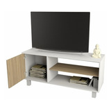 Mesa Tv Smart Led 128 Cm Mueble Rack Moderno Melamina 