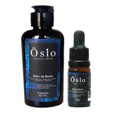 Kit Oleo E Balm Barba Oslo Viking Alta Hidratação Brilho