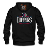 Poleron Con Cierre, Deportes, Los Angeles Clippers, Basketball, Nba, Baloncesto + Taza / The King Store 10