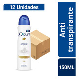 Desodorante Antitranspirante Dove Original 150ml X 12u