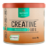 Creatina Nutrify 300g Creatine 100% Monohidratada Creapure 