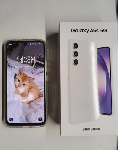 Celular Samsung Galaxy A54 Branco 128gb Na Garantia